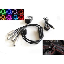 fibra ottiva led 8 metri rgb decorativa cruscotti portiere auto