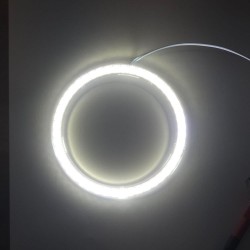 Anello 80 mm Con 30 Smd 3528 Angel Eyes Anello Led Diametro Copertura Trasparente