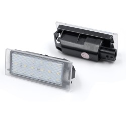 Plafoniera Targa Led Smart Renault Placchetta Completa Bianca 6000k