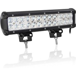 Barra LED 72W Fuoristrada 31cm Luce 12V 24V Impermeabile Fari da Lavoro Trattore Auto Camion Barca 4x4 Inossidabile