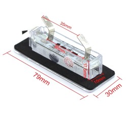 dimensioni Plafoniera Targa Led Smart Placchetta Completa Bianca 6000k